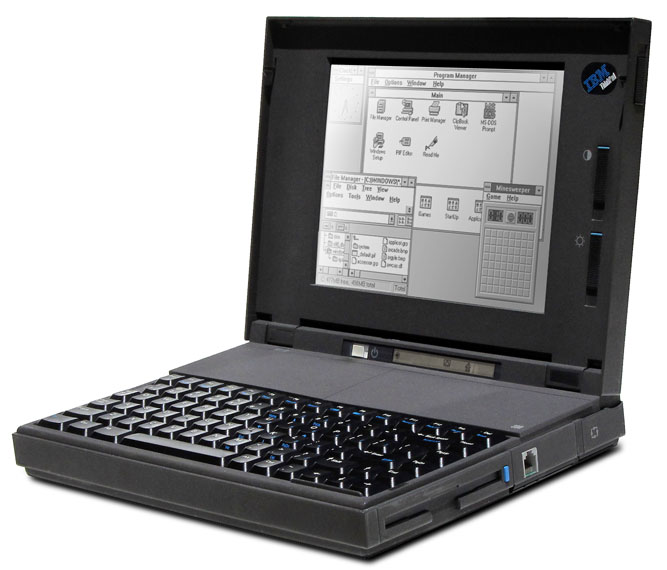 Resulta ng larawan para sa 1992: IBM ThinkPad 700